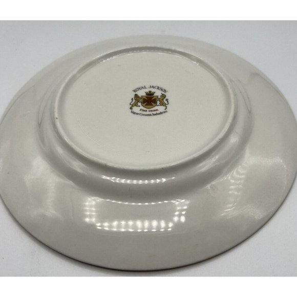 Plates 3 Royal Jackson Vogue Ind. Ceramic Fine China 8 Inch Pattern Retired - Picture 6 of 9